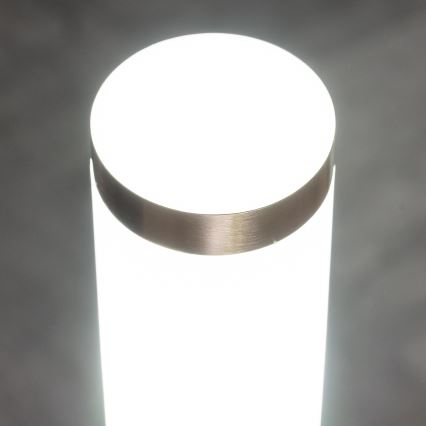 BRILAGI - LED utomhuslampa med uttag ELIA 1xE27/7W/230V 4000K IP44 50 cm matt krom