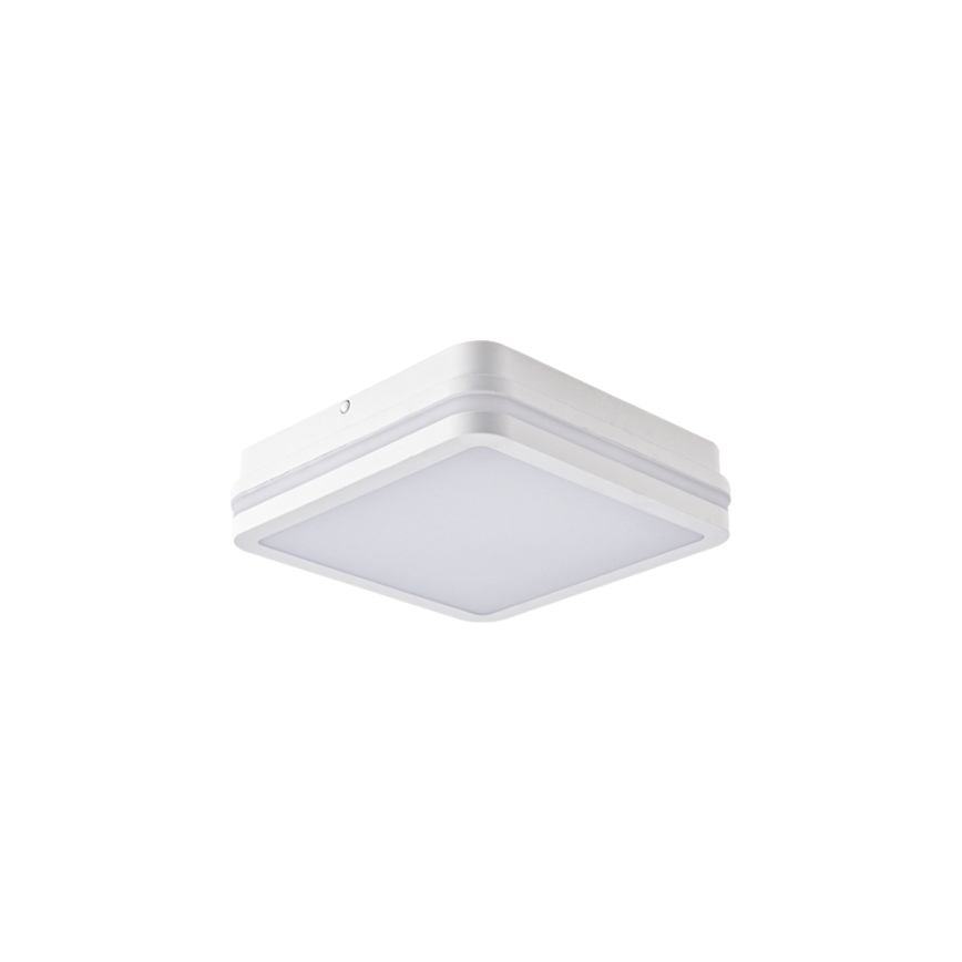 Brilagi - LED utomhuslampa med sensor BENE LED/24W/230V 26x26 cm vit IP54