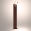 Brilagi - LED utomhuslampa med sensor RIANO LED/8W/230V brun IP65 80 cm