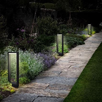 Brilagi - LED Utomhuslampa RAGUSA LED/7W/230V 3000/4000/6000K svart IP54 50 cm