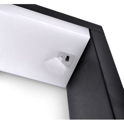 Brilagi - LED Utomhuslampa RAGUSA LED/7W/230V 3000/4000/6000K svart IP54 50 cm