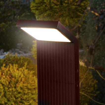 BRILAGI - LED utomhuslampa RIANO LED/8W/230V brun IP65 80 cm