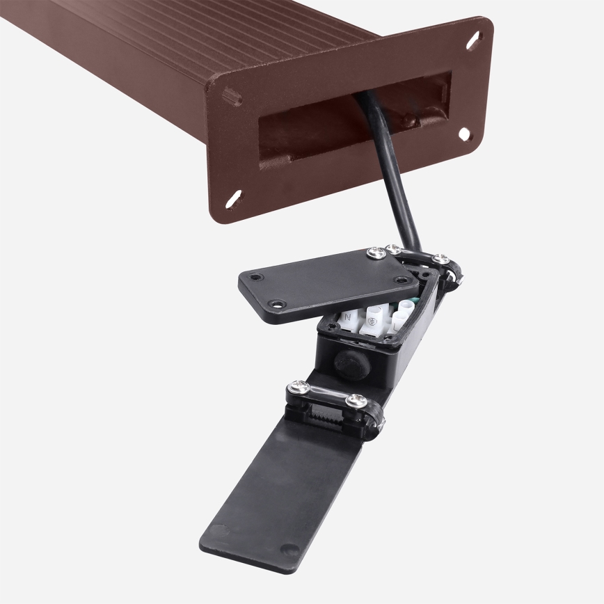 BRILAGI - LED utomhuslampa RIANO LED/8W/230V brun IP65 80 cm