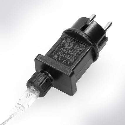 Brilagi - LED-utomhusslinga 150 LED, 5 m, IP44, kallvit med fyrverkeri-effekt