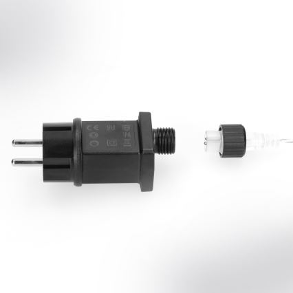 Brilagi - LED-utomhusslinga 150 LED, 5 m, IP44, kallvit med fyrverkeri-effekt