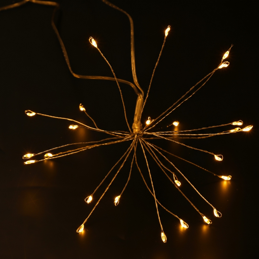 Brilagi - LED utomhusslinga 150xLED 5m IP44 varmvit fyrverkeri-effekt