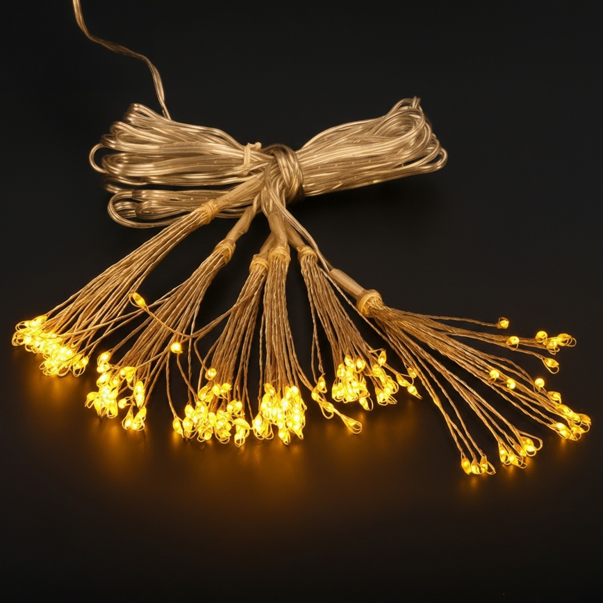 Brilagi - LED utomhusslinga 150xLED 5m IP44 varmvit fyrverkeri-effekt