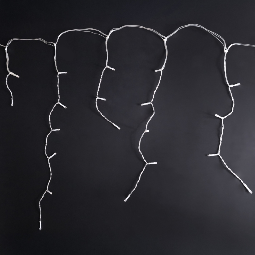 Brilagi - LED utomhusslinga 200 LED/8 funktioner 13 m IP44 varmvit istappar