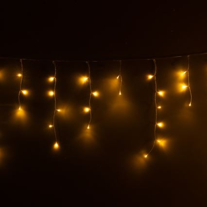 Brilagi - LED utomhusslinga 200 LED/8 funktioner 13 m IP44 varmvit istappar