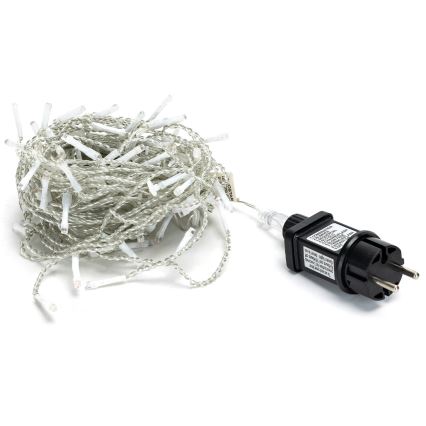 Brilagi - LED utomhusslinga 200 LED, 8 funktioner, 13 x 0,6 m, IP44, varmvit