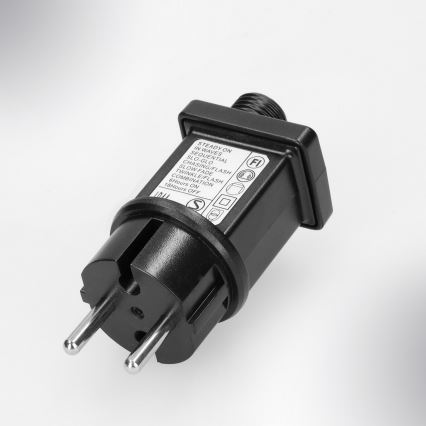 Brilagi - LED utomhusslinga 200 LED/8 funktioner 13m IP44 kallvit istappar