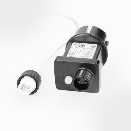 Brilagi - LED utomhus julslinga 200xLED/8 funktioner 13m IP44 kallvit istappar