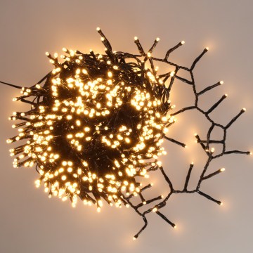 BRILAGI - LED utomhusslinga för jul, 800 LED, 21 m, IP44, varmvit
