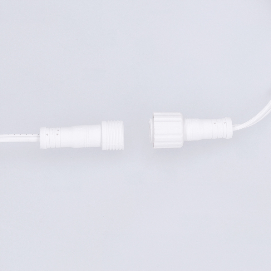 Brilagi - LED utomhusslinga GIRLANDA 25xE12/0,8W/230V 20m vit IP44 varmvit