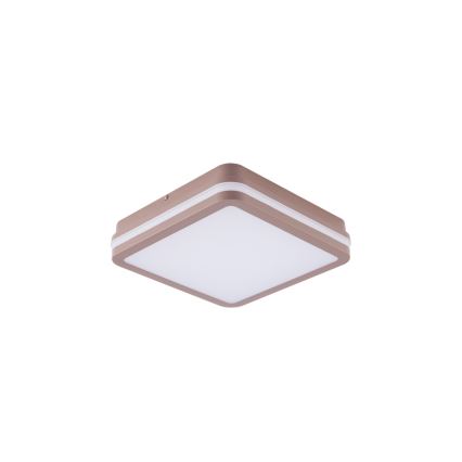 Brilagi - LED-taklampa för utomhusbruk BENE LED/18W/230V 21,5x21,5 cm brun IP54