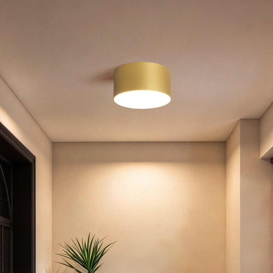 BRILAGI - LED Utomhustaklampa FORIS LED/14W/230V Ø 12 cm guld IP44