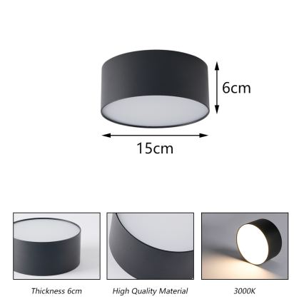 BRILAGI - LED Utomhustaklampa FORIS LED/20W/230V Ø 15 cm vit IP44