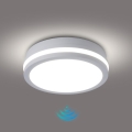 Brilagi - LED utomhustaklampa med sensor BENE LED/18W/230V Ø 21,5 cm vit IP54