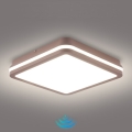 Brilagi - LED-utomhustaklampa med sensor BENE LED/24W/230V 26x26 cm brun IP54