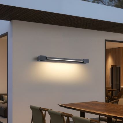 Brilagi - LED utomhusvägglampa AQUA LINE LED/18W/230V 60 cm IP44 antracit CRI 90