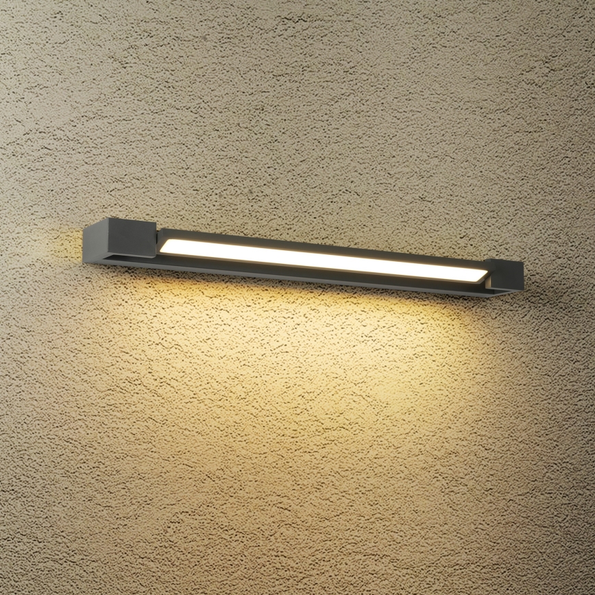 Brilagi - LED utomhusvägglampa AQUA LINE LED/18W/230V 60 cm IP44 antracit CRI 90