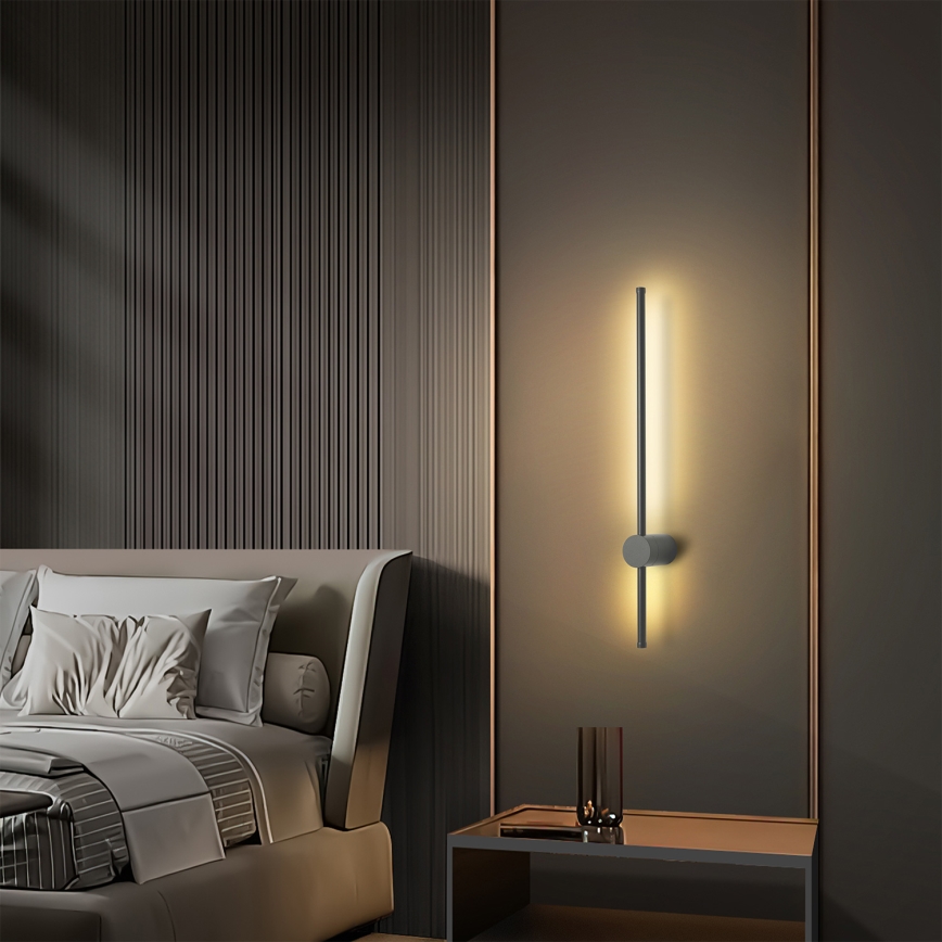 Brilagi - LED utomhusväggarmatur AURA LED/12W/230V 3000K IP54 65 cm antracit CRI 90