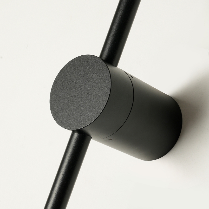 Brilagi - LED utomhusväggarmatur AURA LED/12W/230V 4000K IP54 65 cm svart CRI 90