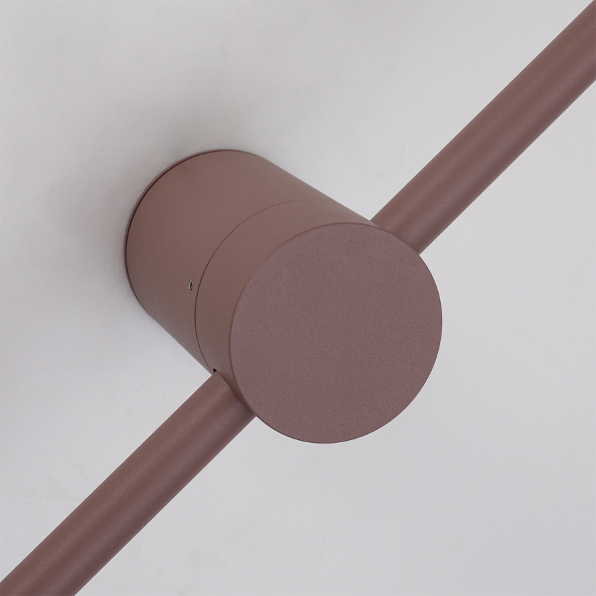 Brilagi - LED utomhus väggarmatur AURA LED/20W/230V 3000K IP54 97 cm brun CRI 90