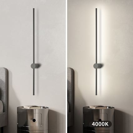 Brilagi - LED utomhusvägglampa AURA LED/20W/230V 4000K IP54 97 cm antracit CRI 90