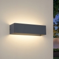 Brilagi - LED-utomhusväggarmatur DONNANI, 12 W, 230 V, 30 cm, antracit, IP44