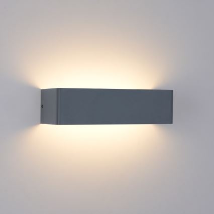 BRILAGI - LED-utomhusväggarmatur DONNANI, 12 W, 230 V, 30 cm, antracit, IP44