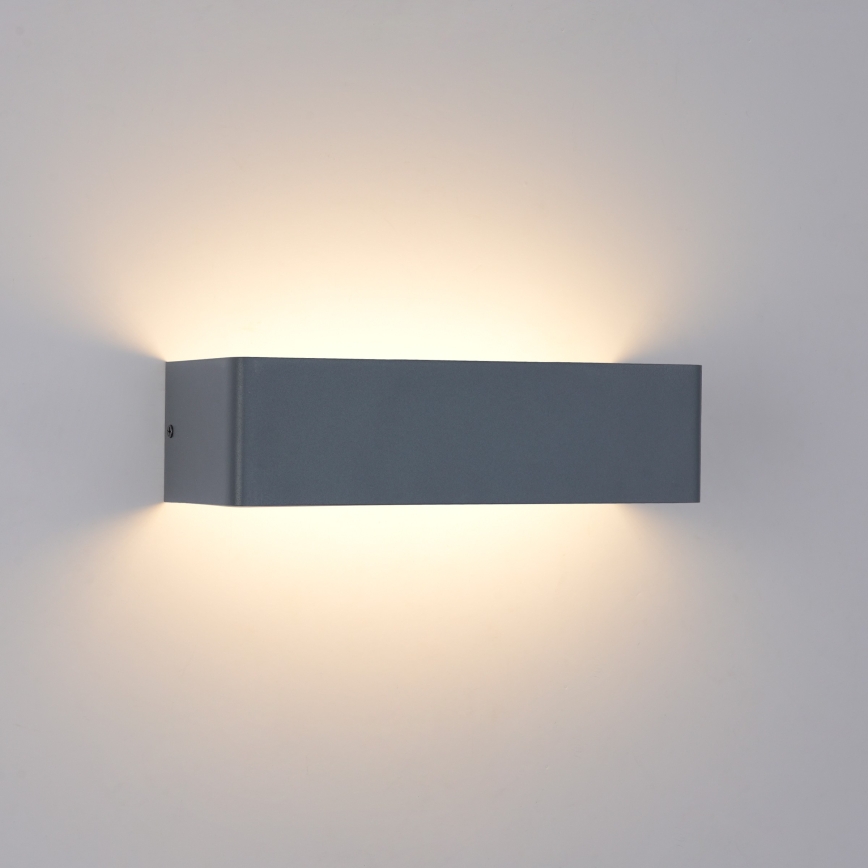 BRILAGI - LED-utomhusväggarmatur DONNANI, 12 W, 230 V, 30 cm, antracit, IP44