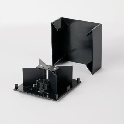 Brilagi - LED utomhusväggarmatur DOUBLERAY LED/4W/230V svart IP65