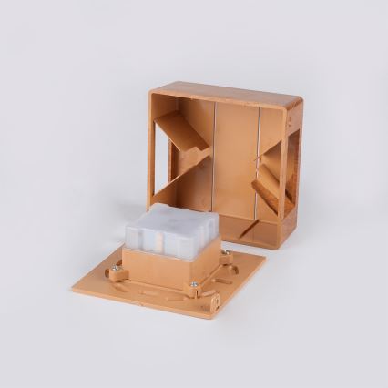 Brilagi - LED-utomhusväggarmatur DOUBLERAY LINE LED/6W/230V trädekor IP54