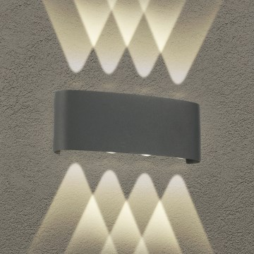 Brilagi - LED utomhusväggarmatur FLAREBOX LED/8W/230V antracit IP65