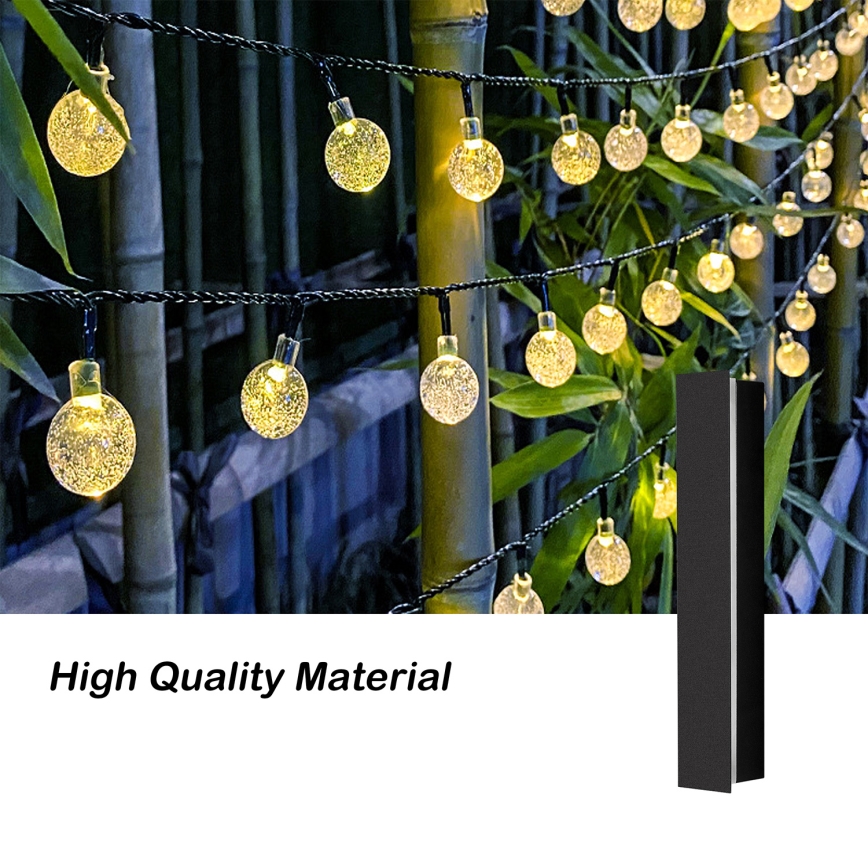 Brilagi - LED utomhusväggarmatur LINEAR LED/8W/230V 3000K IP65 30 cm svart CRI 90