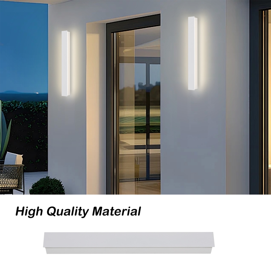 Brilagi - LED utomhusvägglampa LINEAR LED/12W/230V 3000K IP65 50 cm vit CRI 90