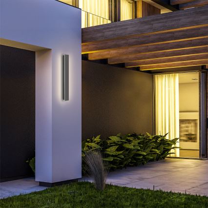 Brilagi - LED utomhusväggarmatur LINEAR LED/12W/230V 4000K IP65 50 cm antracit CRI 90