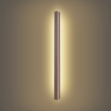 Brilagi - LED utomhusväggarmatur LINEAR LED/22W/230V 3000K IP65 100 cm brun CRI 90