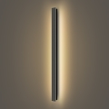 Brilagi - LED utomhusväggarmatur LINEAR LED/22W/230V 3000K IP65 100 cm svart CRI 90