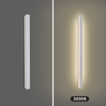 Brilagi - LINEAR LED utomhusväggarmatur 22W/230V 3000K IP65 100 cm vit Ra 90