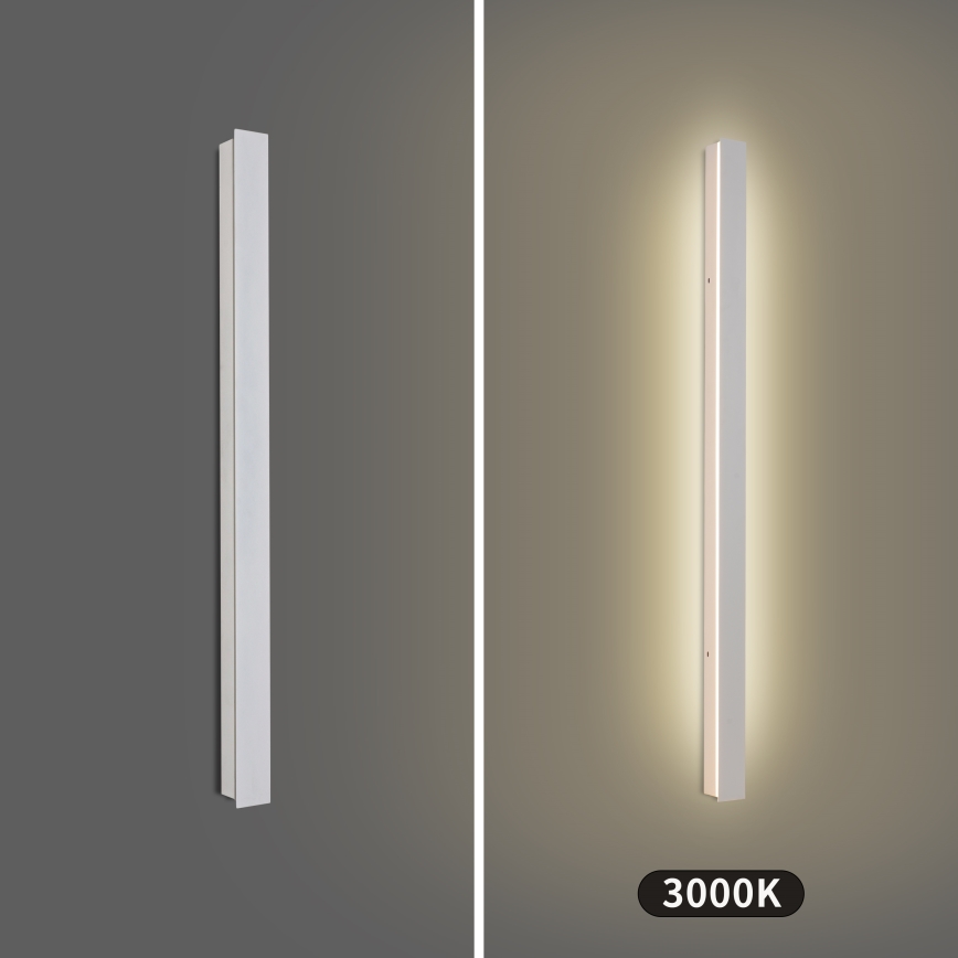 Brilagi - LINEAR LED utomhusväggarmatur 22W/230V 3000K IP65 100 cm vit Ra 90