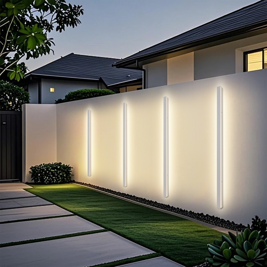 Brilagi - LED utomhusvägglampa LINEAR LED/32W/230V 3000K IP65 140 cm vit CRI 90