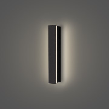 Brilagi - LED utomhusväggarmatur LINEAR LED/8W/230V 4000K IP65 30 cm svart CRI 90