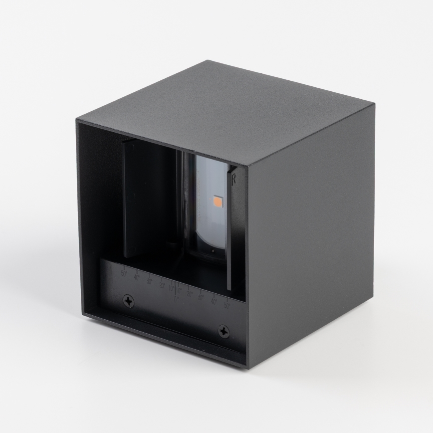BRILAGI - LED utomhusväggarmatur med rörelsesensor CUBE LED/6W/230V svart IP65