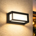 Brilagi - LED utomhusväggarmatur med sensor PARKER LED/12W/230V svart IP44