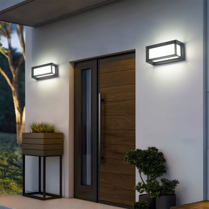 Brilagi - LED utomhusväggarmatur PARKER LED/12W/230V antracit IP44