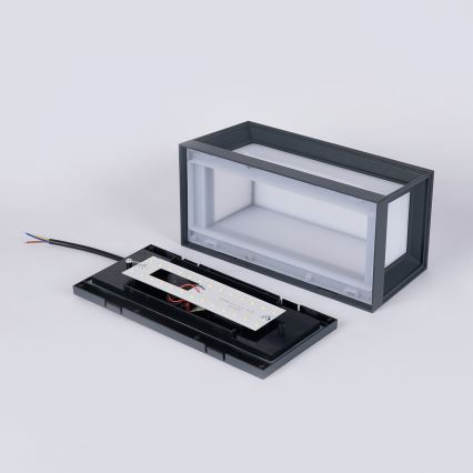 Brilagi - LED utomhusväggarmatur PARKER LED/12W/230V antracit IP44