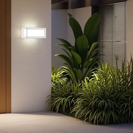 Brilagi - LED utomhusväggarmatur PARKER LED/12W/230V vit IP44