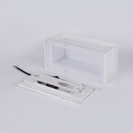Brilagi - LED utomhusväggarmatur PARKER LED/12W/230V vit IP44